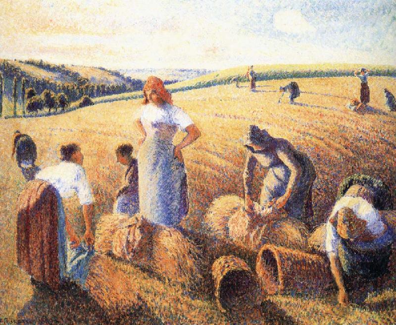 Camille Pissarro Harvest Spain oil painting art